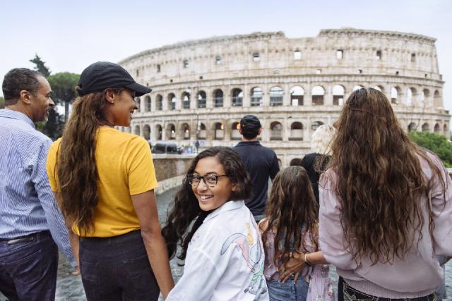 The Colosseum in Rome, Italy