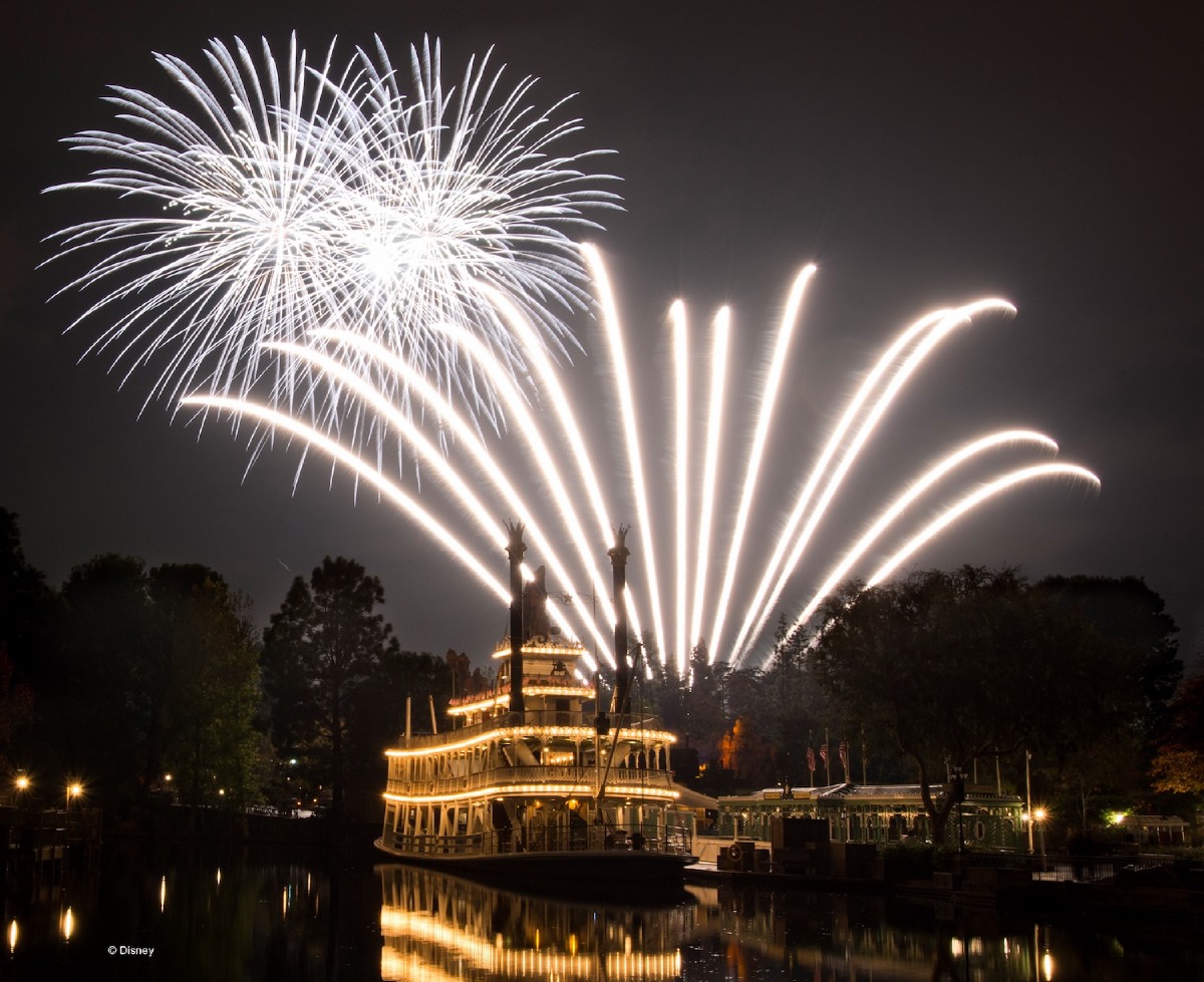 Fireworks at Disneyland Resort